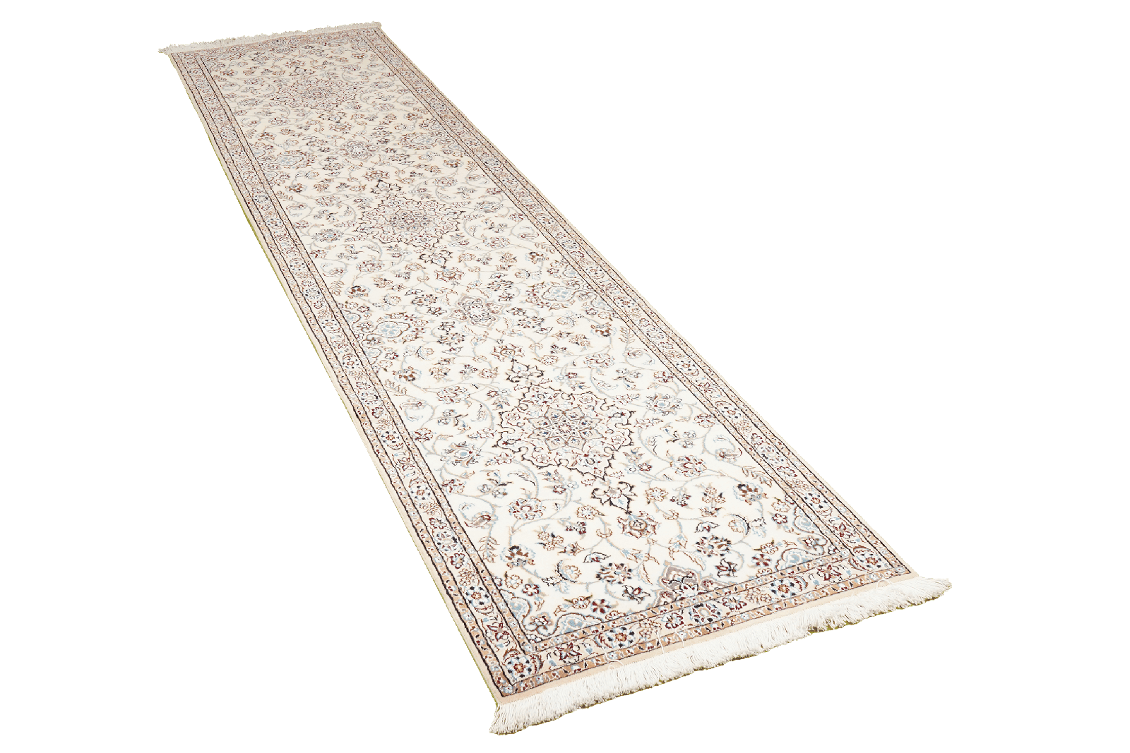 Nain 9La — Hand-knotted, 71x307 cm, Beige, 100% Virgin Wool | View 4
