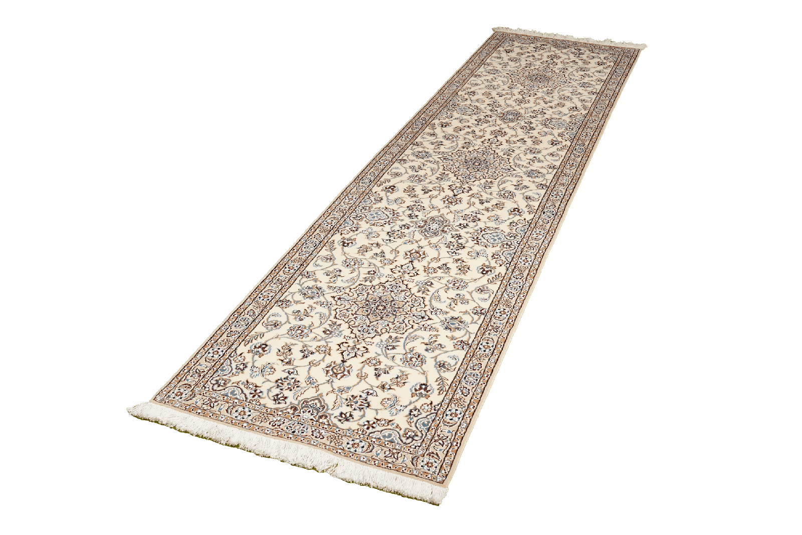 Nain 9La — Hand-knotted, 71x307 cm, Beige, 100% Virgin Wool | View 5