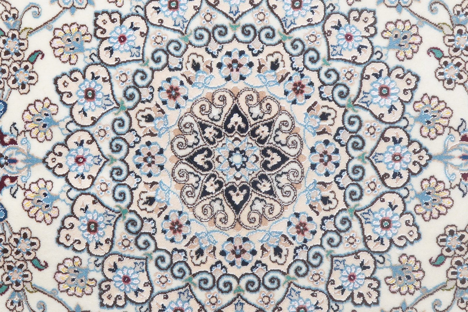 Nain 9La — Hand-knotted, 209x306 cm, Beige, 100% Virgin Wool | View 7