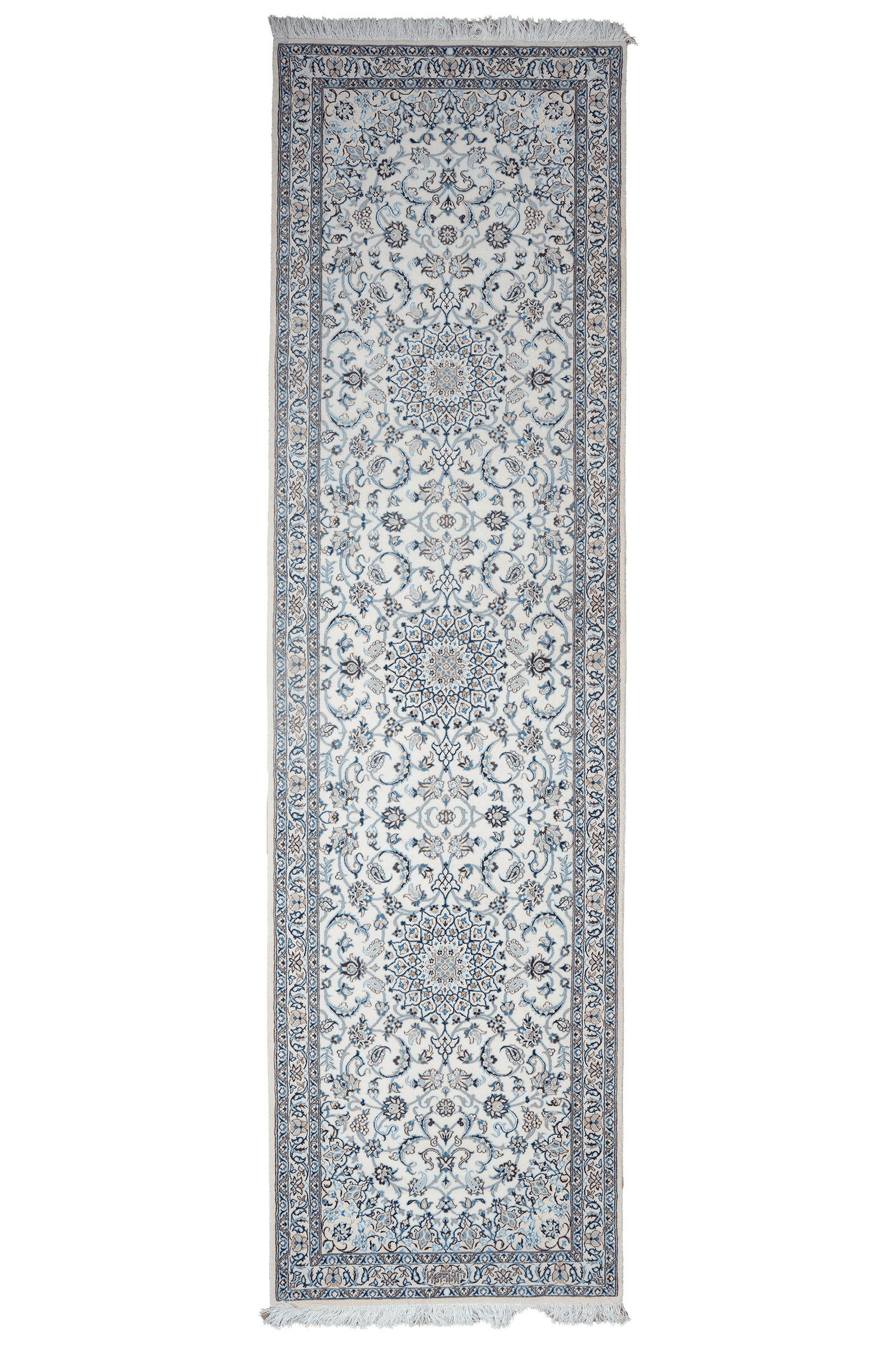Nain 6La — Hand-knotted, 81x288 cm, Beige, 100% Virgin Wool | Main view