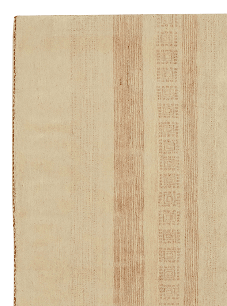 Rizbaf — Hand-knotted, 115x175 cm, Beige, 100% Virgin Wool | View 3
