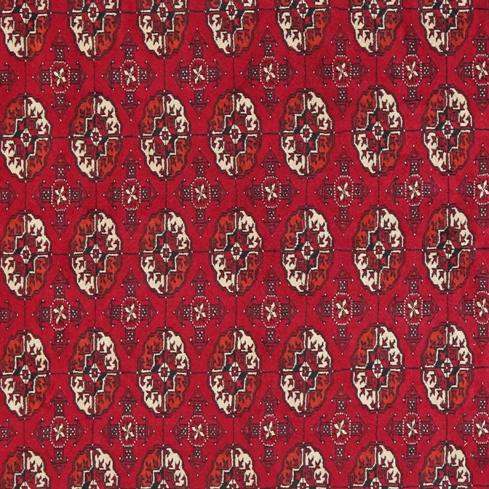 Turkman — Hand-knotted, 234x333 cm, Red, 100% Virgin Wool | View 4