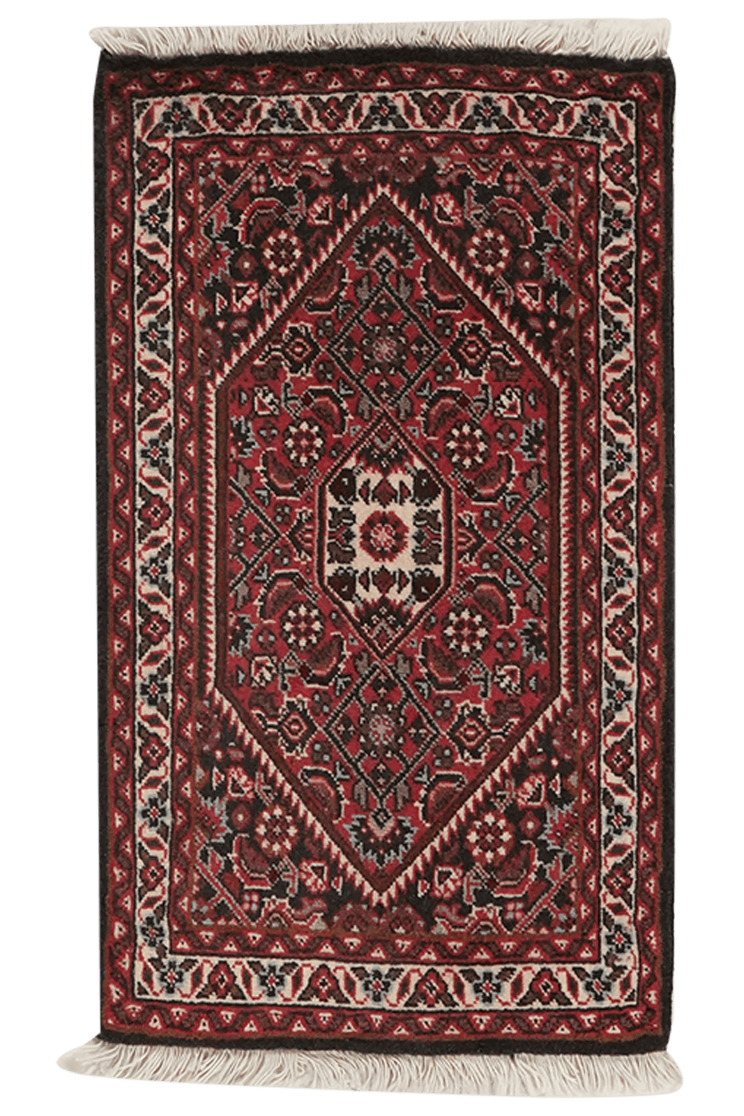 Bidjar Zandjan — Hand-knotted, 42x70 cm, Blue, 100% Virgin Wool | Main view