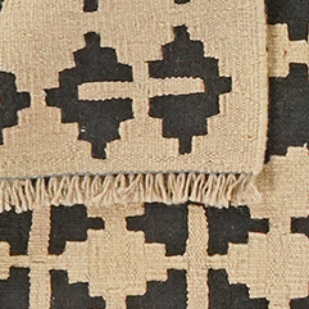 Kelim Gashgai — Handgefertigt, 198x64 cm, Beige, 100% Virgin Wool | View 7