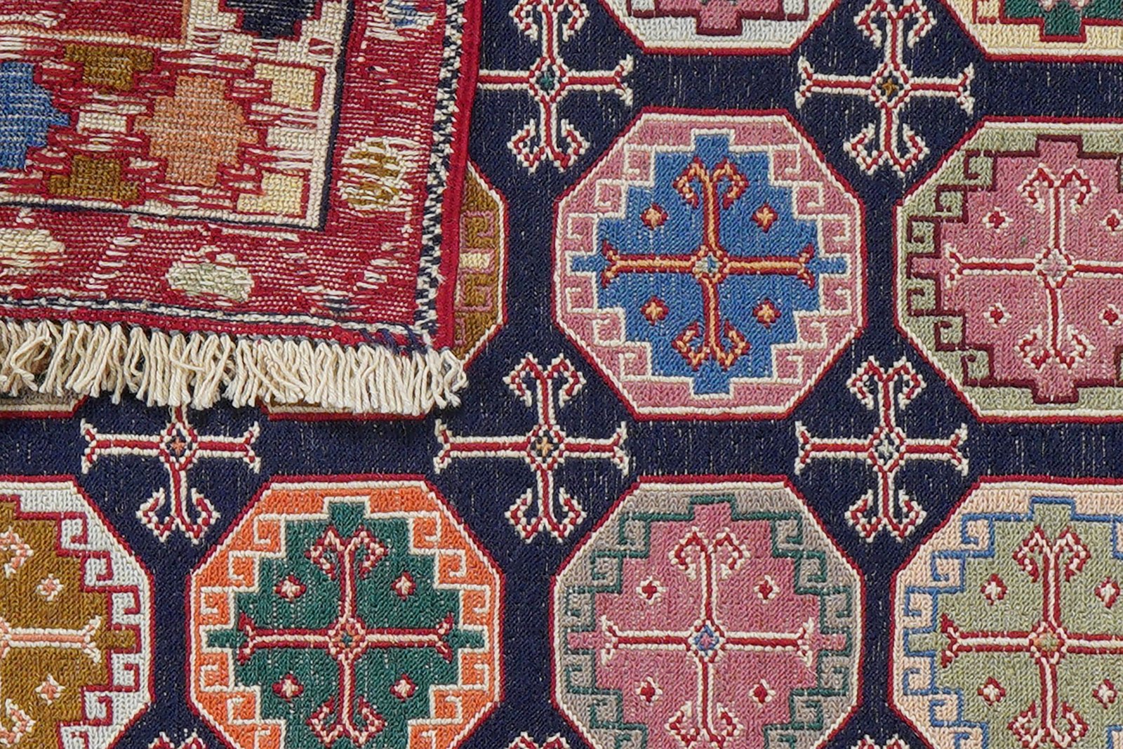 Sumak Shahsavan — Handmade, 103x142 cm, Blue, 100% Virgin Wool | View 7