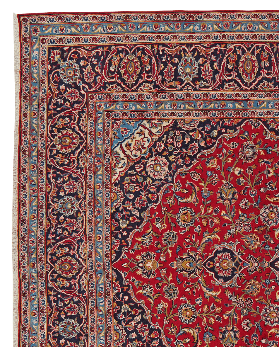 Ardakan — Hand-knotted, 250x355 cm, Red, 100% Virgin Wool | View 3