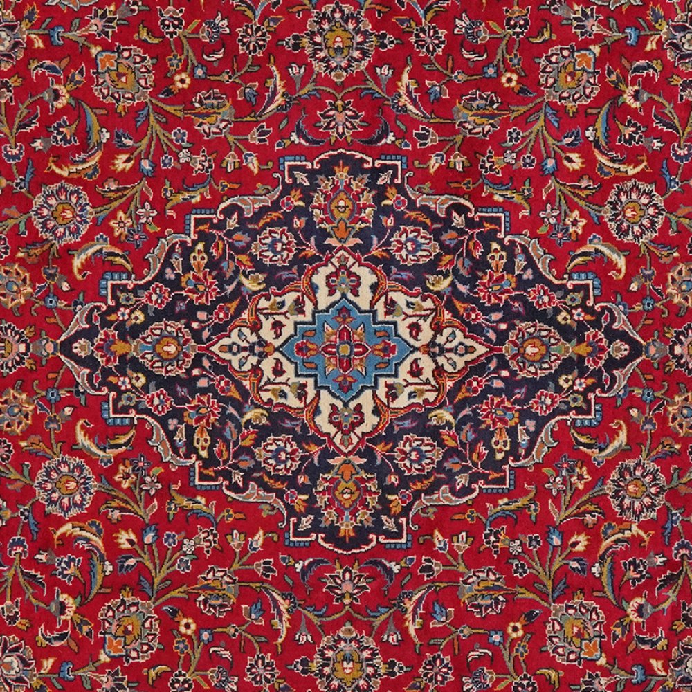 Ardakan — Hand-knotted, 250x355 cm, Red, 100% Virgin Wool | View 4