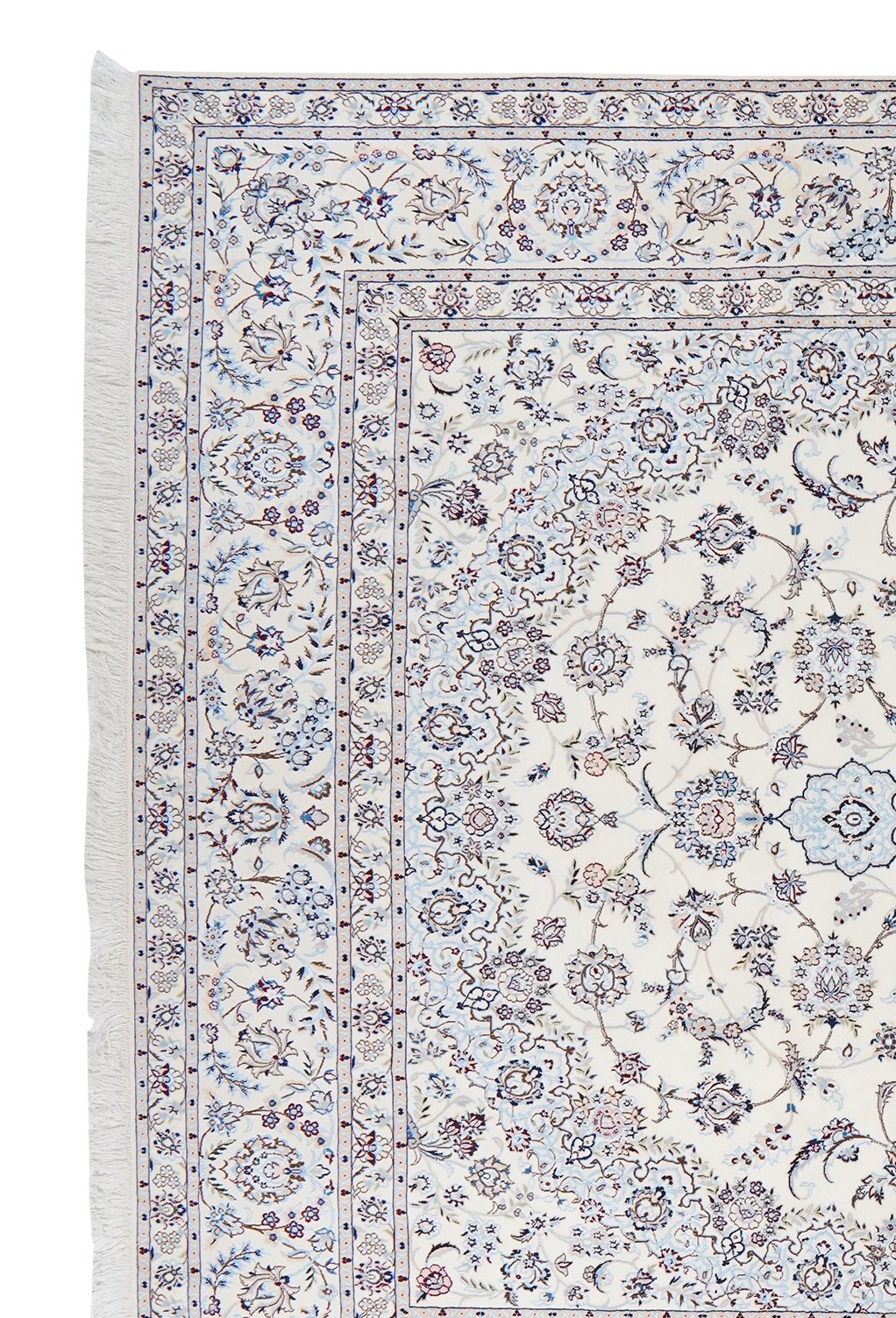 Nain 6La — Hand-knotted, 253x357 cm, Beige, 100% Virgin Wool | View 3
