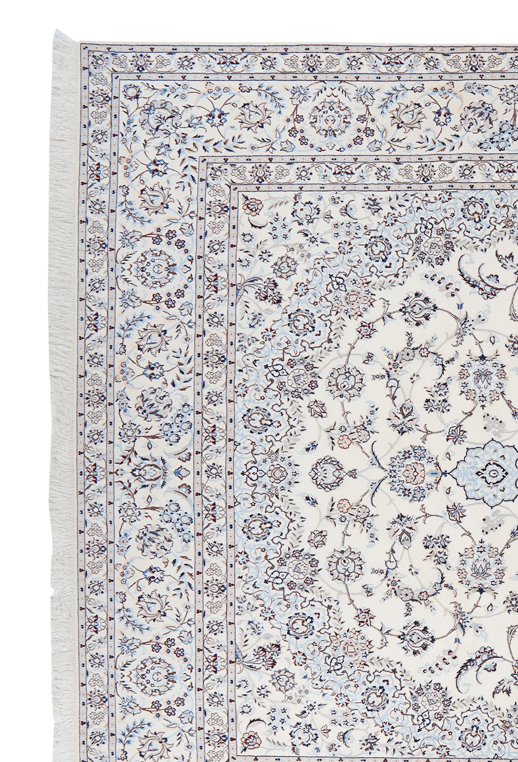 Nain 6La — Hand-knotted, 253x357 cm, Beige, 100% Virgin Wool | View 3