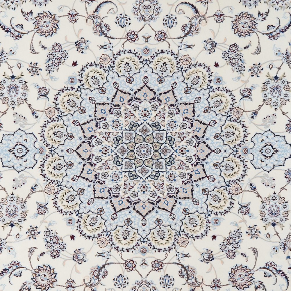 Nain 6La — Hand-knotted, 253x357 cm, Beige, 100% Virgin Wool | View 4