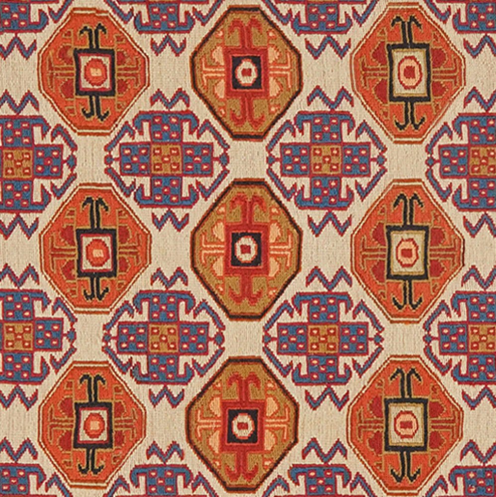Sumak Shahsavan — Handmade, 78x96 cm, Beige, 100% Virgin Wool | View 4