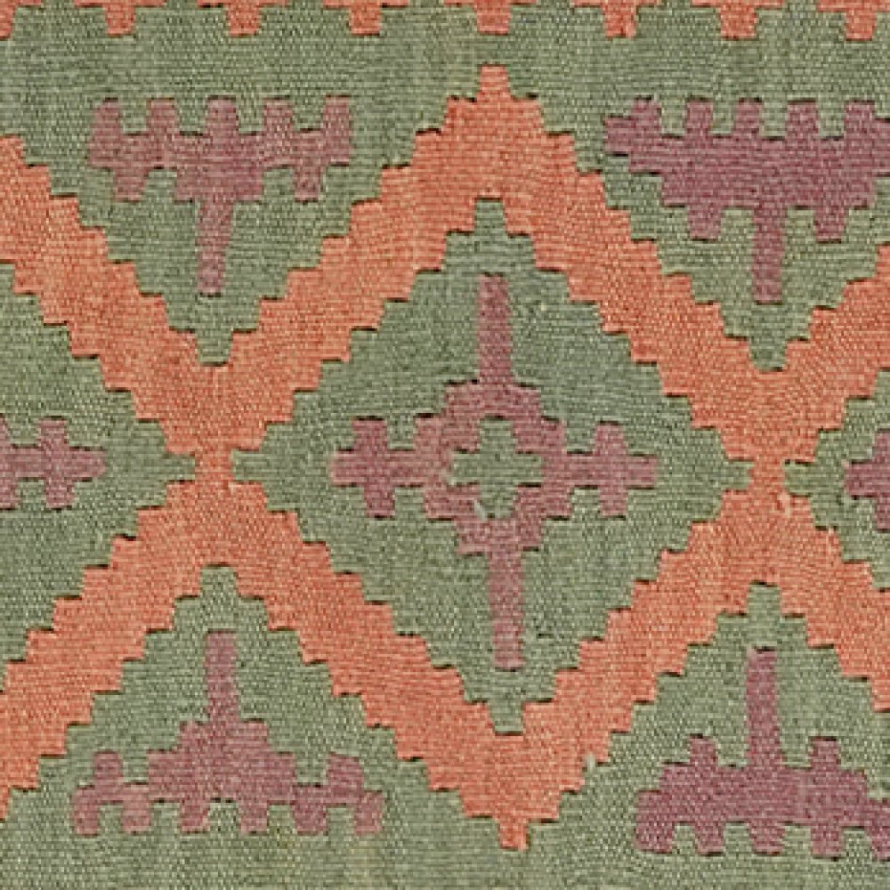 Kelim Gashgai — Handmade, 43x59 cm, Pink, 100% Virgin Wool | View 4