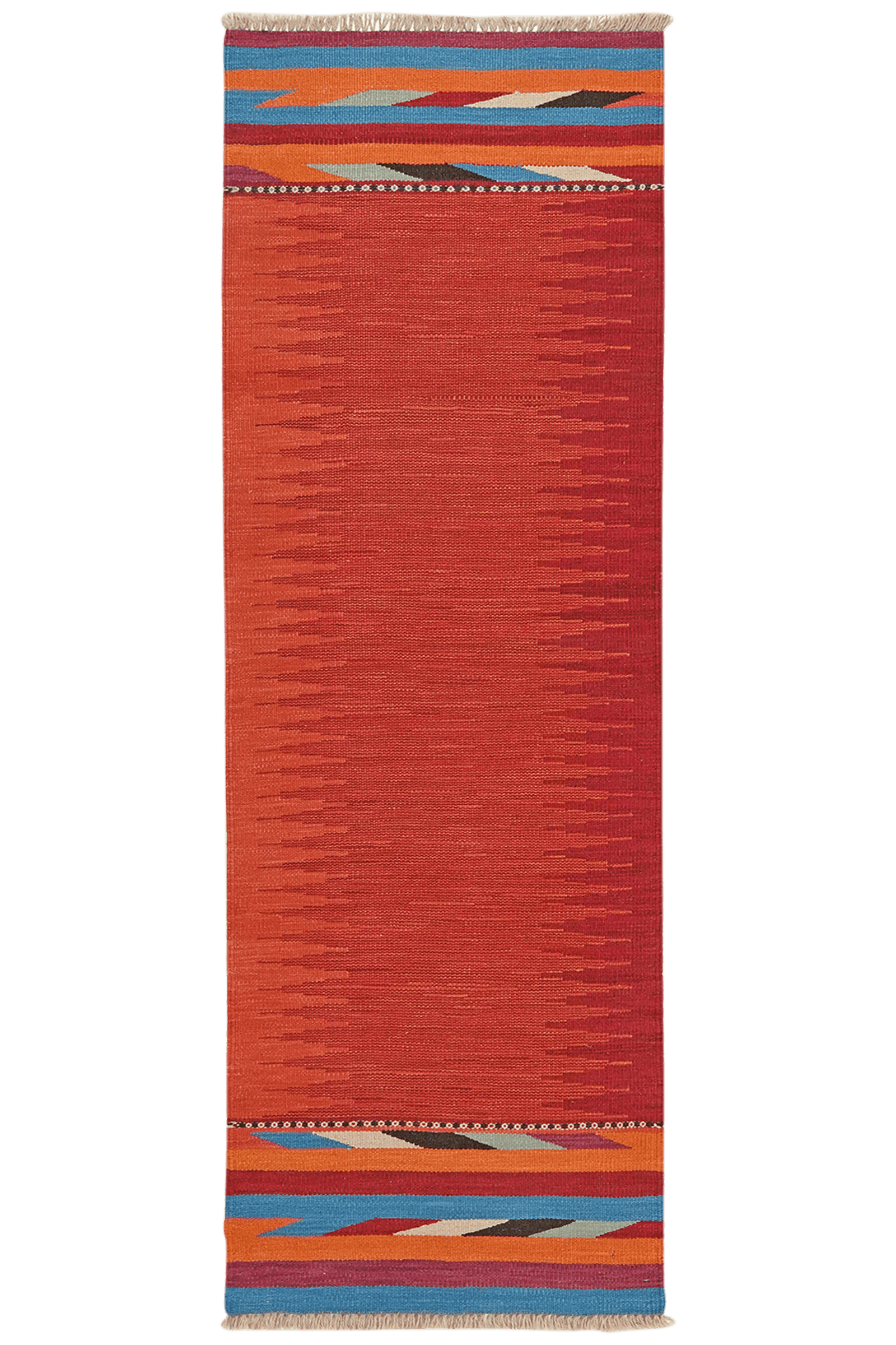 Kelim Gashgai — Handmade, 68x200 cm, Multicolor, 100% Virgin Wool | Main view