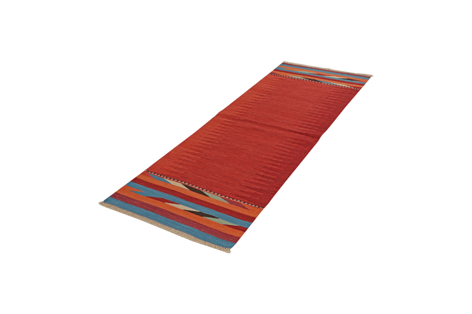 Kelim Gashgai — Handmade, 68x200 cm, Multicolor, 100% Virgin Wool | View 5