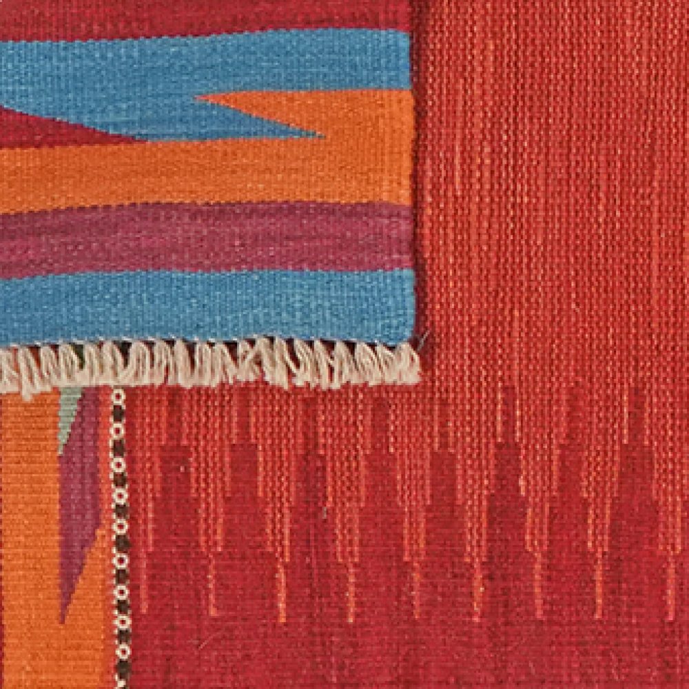 Kelim Gashgai — Handmade, 68x200 cm, Multicolor, 100% Virgin Wool | View 6