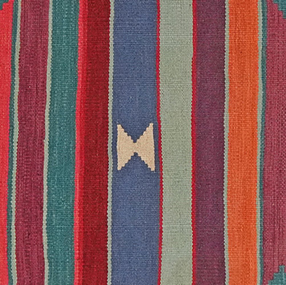 Kelim Gashgai — Handmade, 70x190 cm, Multicolor, 100% Virgin Wool | View 4