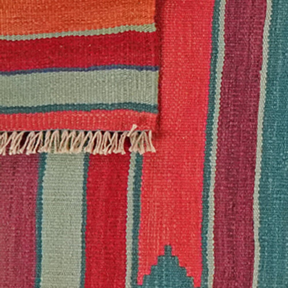 Kelim Gashgai — Handmade, 70x190 cm, Multicolor, 100% Virgin Wool | View 6