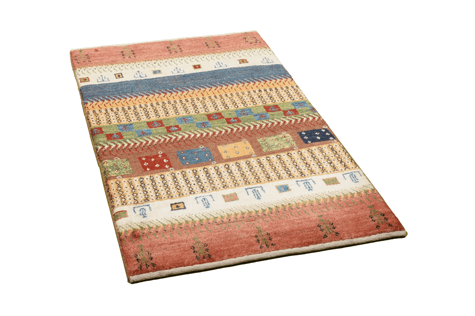 Gabbeh Sonnat — Hand-knotted, 61x97 cm, Multicolor, 100% Virgin Wool | View 5