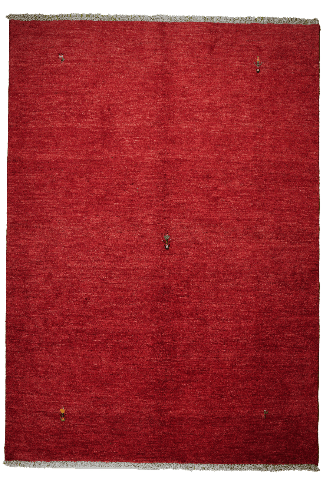 Gabbeh — Hand-knotted, 169x240 cm, Red, 100% Virgin Wool | Main view