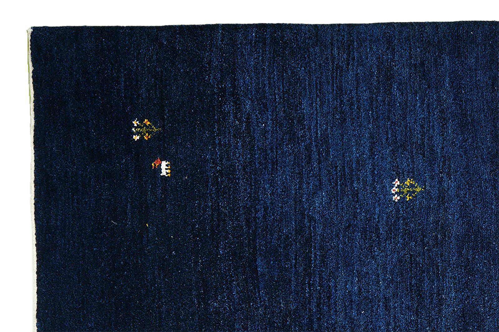 Gabbeh — Hand-knotted, 173x226 cm, Blue, 100% Virgin Wool | View 3