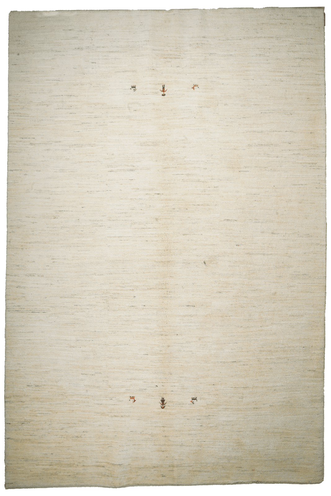 Gabbeh — Hand-knotted, 203x303 cm, Beige, 100% Virgin Wool | Main view