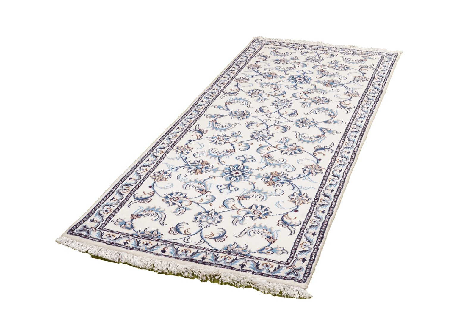 Nain 12La — Hand-knotted, 78x196 cm, Beige, 100% Virgin Wool | View 5
