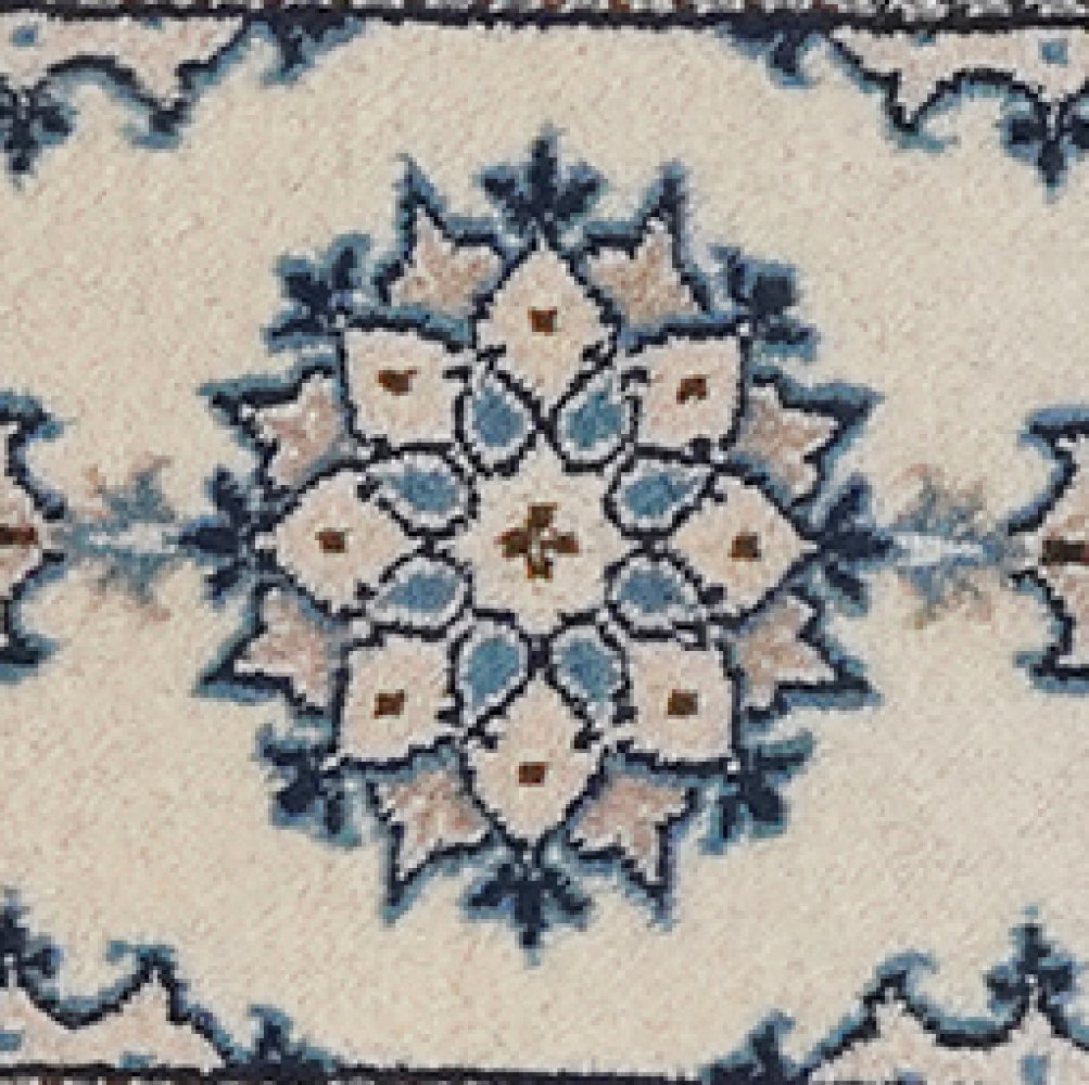 Nain 12La — Hand-knotted, 41x62 cm, Beige, 100% Virgin Wool | View 4