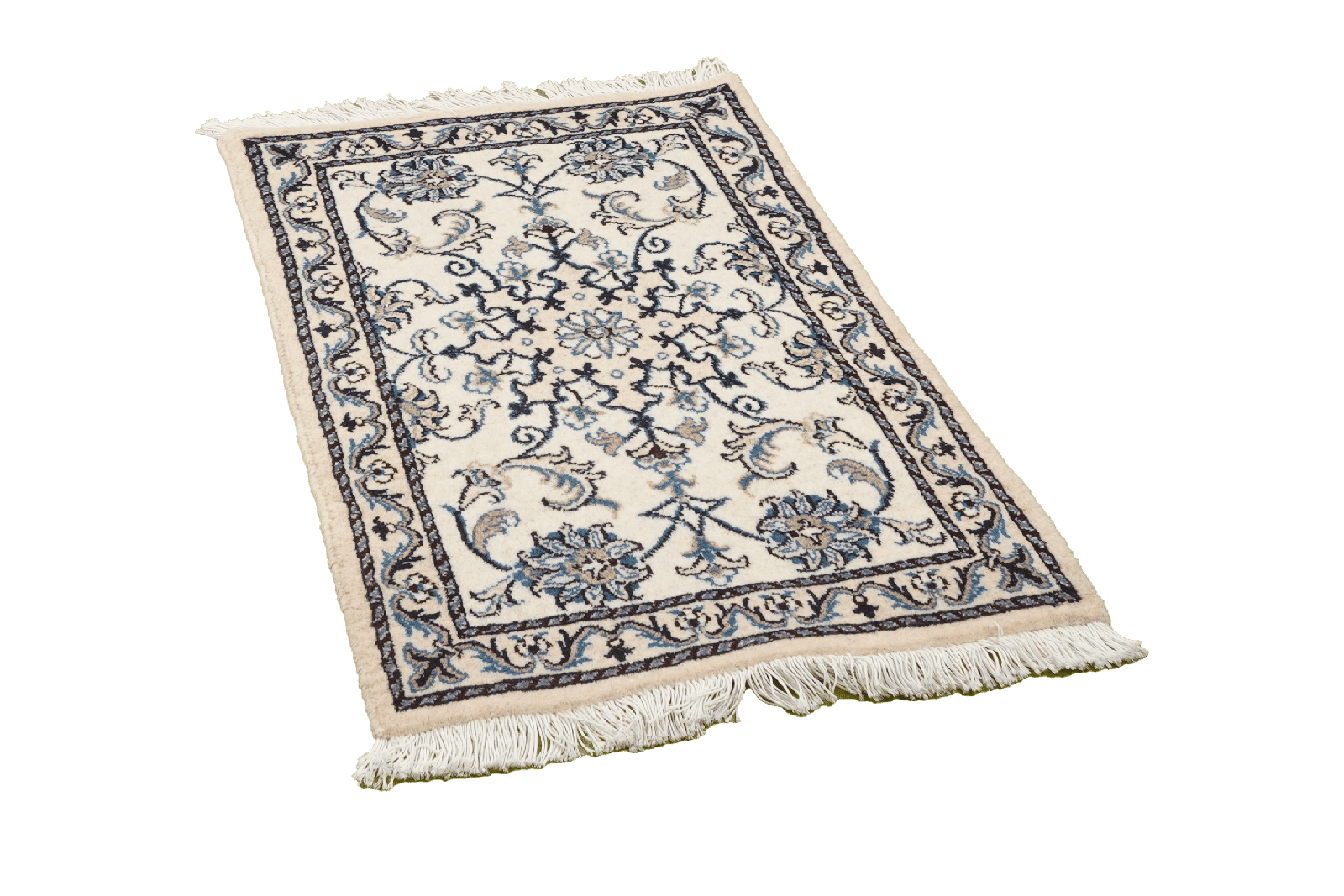 Nain 12La — Hand-knotted, 58x93 cm, Beige, 100% Virgin Wool | View 4