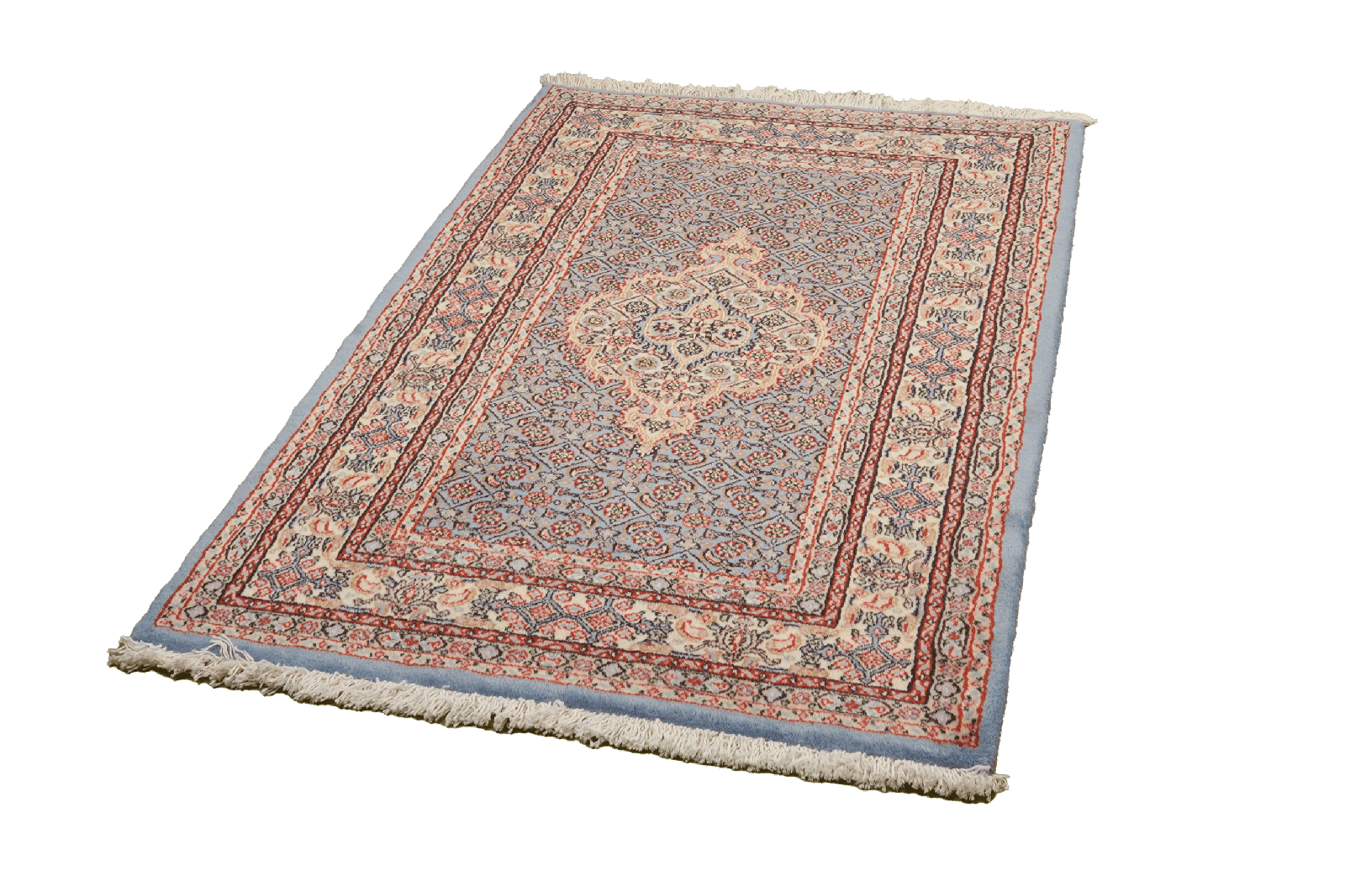Moud Mahi — Hand-knotted, 77x119 cm, Blue, 100% Virgin Wool | View 4