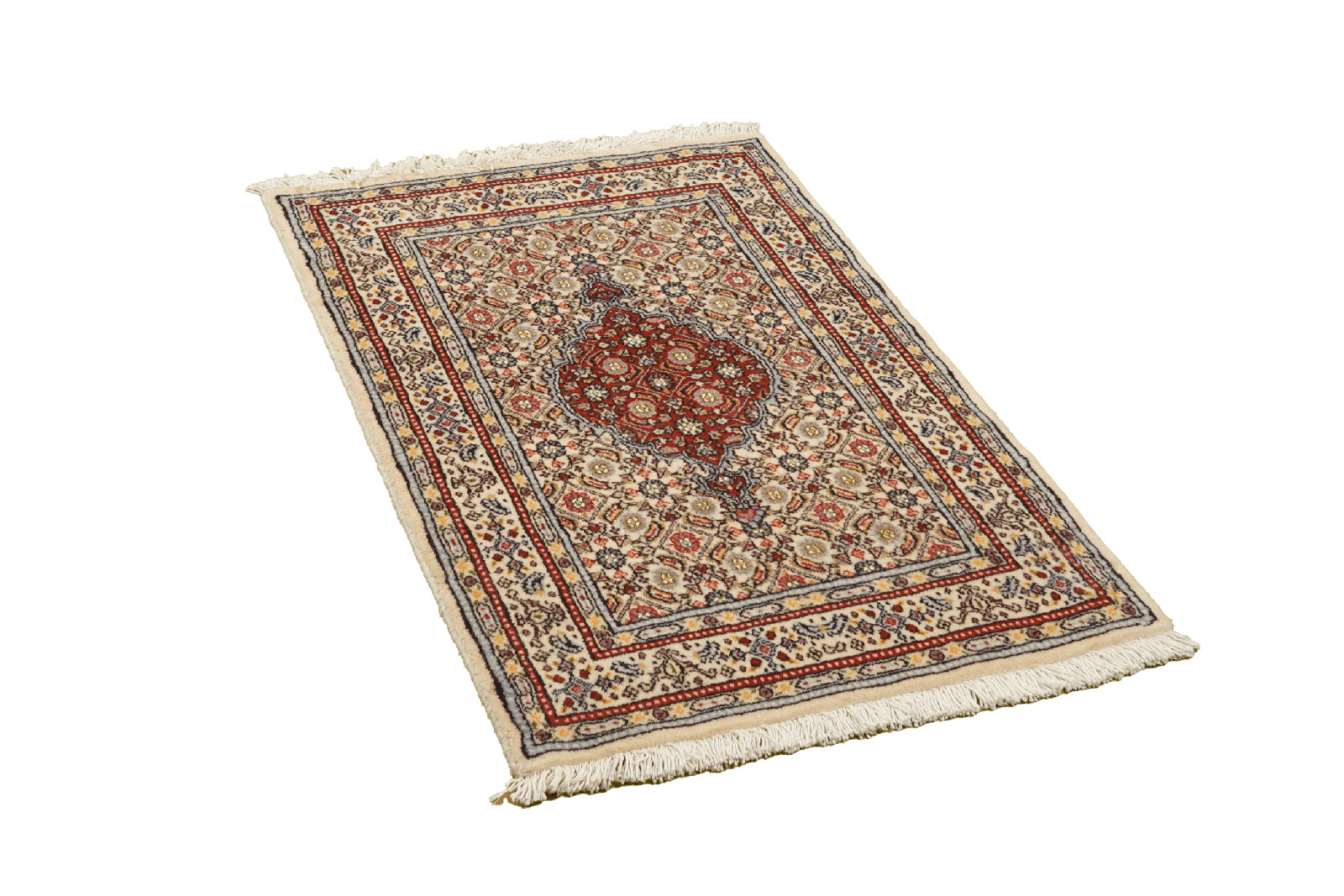 Moud Mahi — Hand-knotted, 58x89 cm, Beige, 100% Virgin Wool | View 4