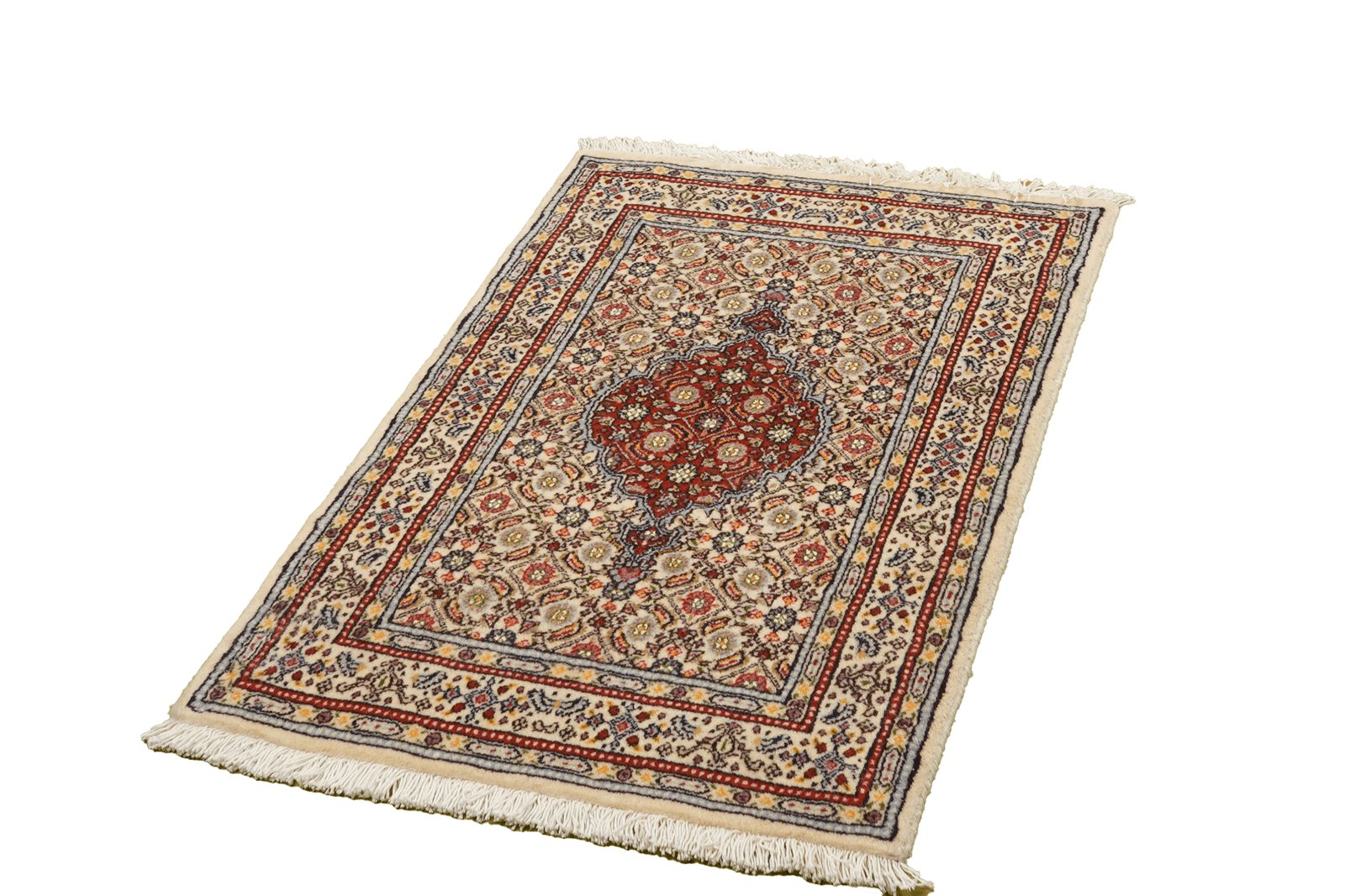 Moud Mahi — Hand-knotted, 58x89 cm, Beige, 100% Virgin Wool | View 5