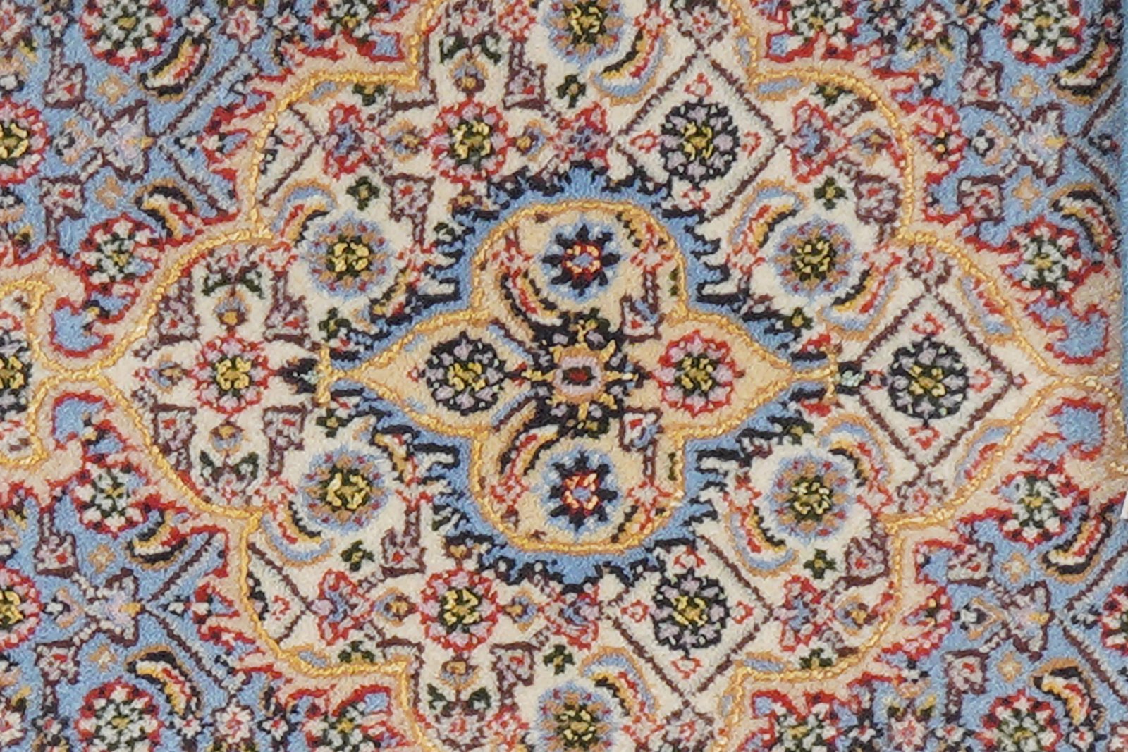 Moud Mahi — Hand-knotted, 78x122 cm, Blue, 100% Virgin Wool | View 7