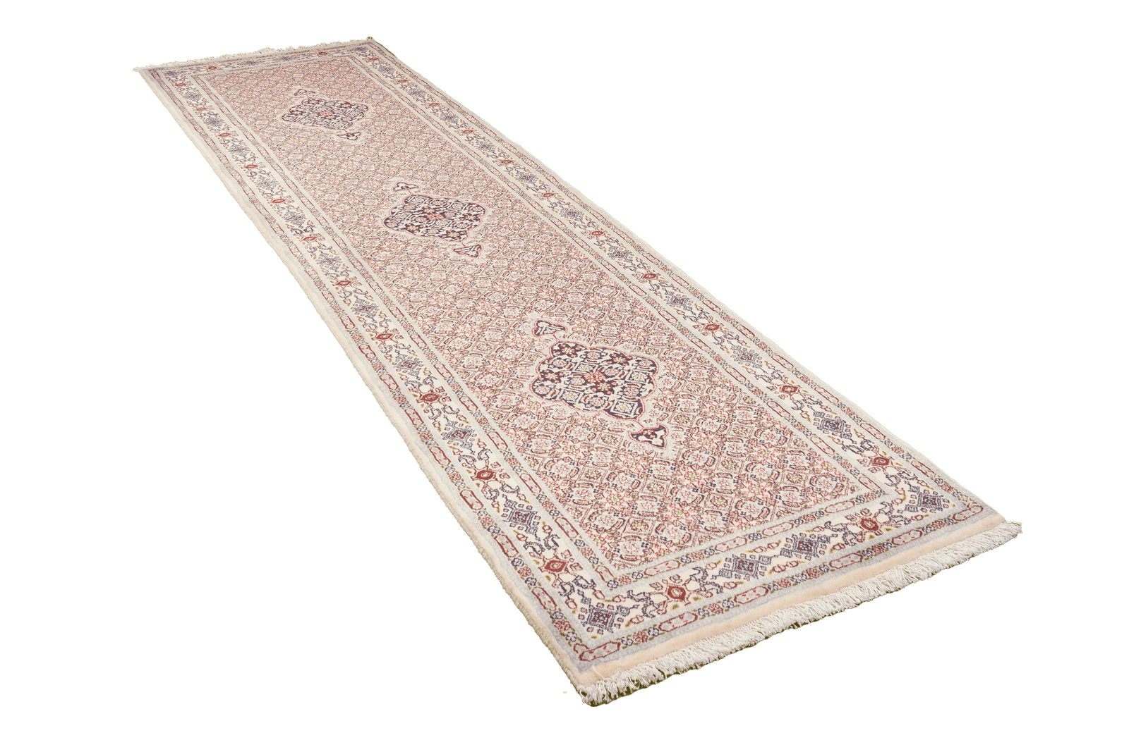 Moud Mahi — Hand-knotted, 80x296 cm, Beige, 100% Virgin Wool | View 5