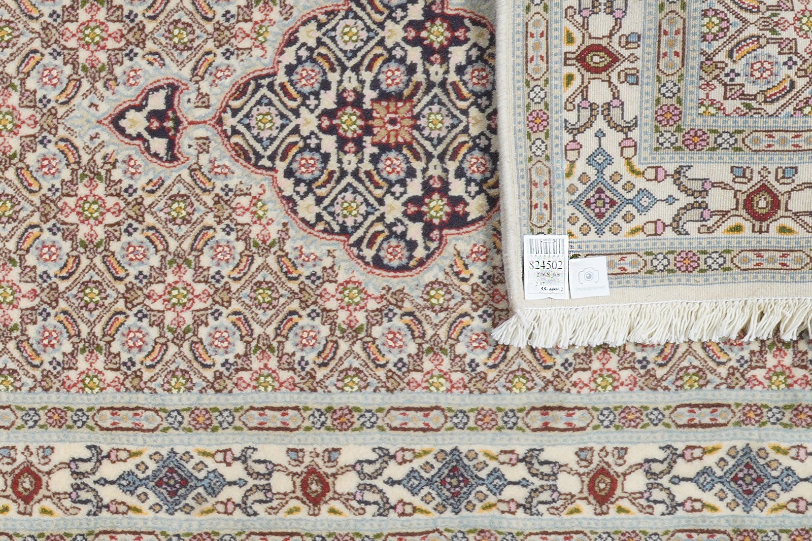 Moud Mahi — Hand-knotted, 80x296 cm, Beige, 100% Virgin Wool | View 6