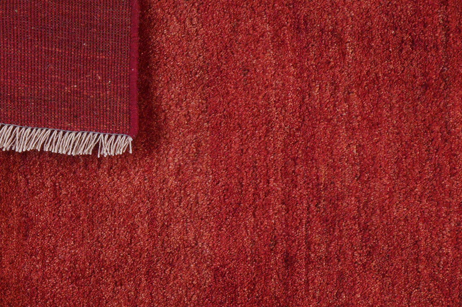 Gabbeh — Hand-knotted, 78x97 cm, Red, 100% Virgin Wool | View 6