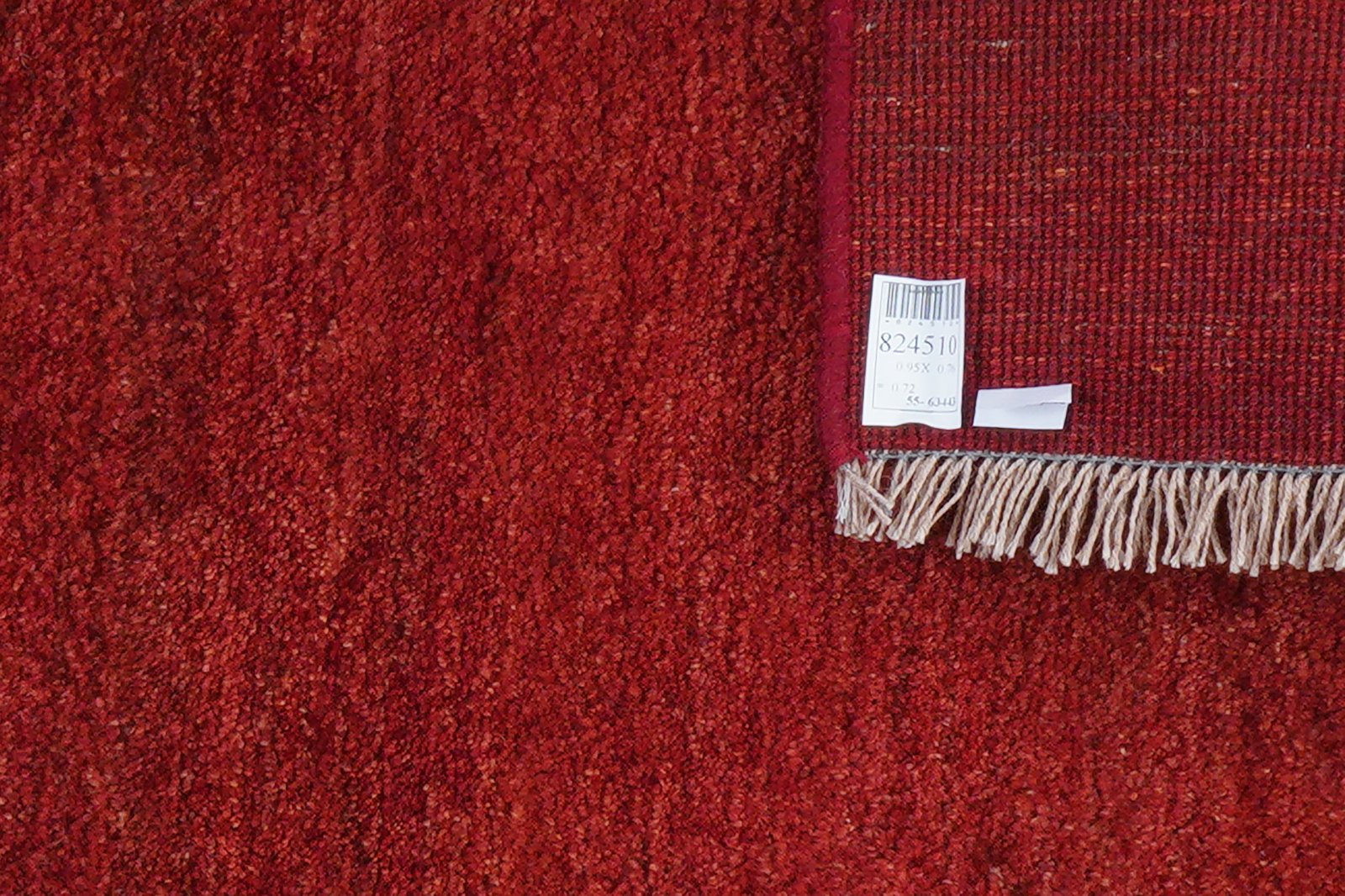 Gabbeh — Hand-knotted, 76x95 cm, Red, 100% Virgin Wool | View 6