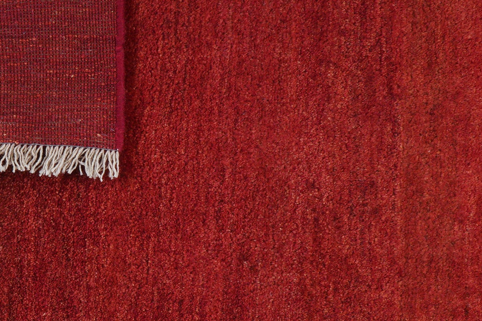 Gabbeh — Hand-knotted, 76x95 cm, Red, 100% Virgin Wool | View 8