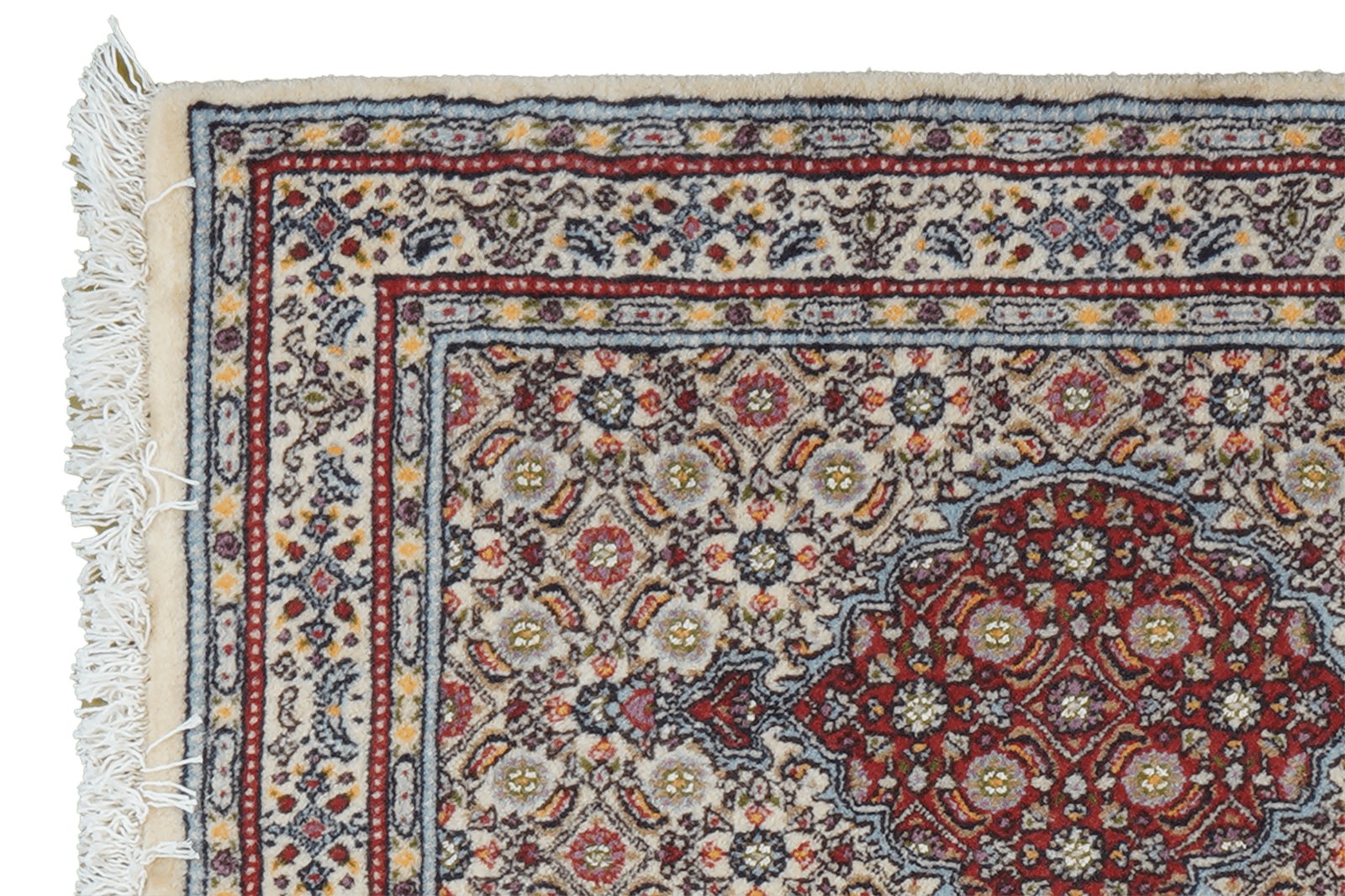 Moud Mahi — Hand-knotted, 58x87 cm, Beige, 100% Virgin Wool | View 3