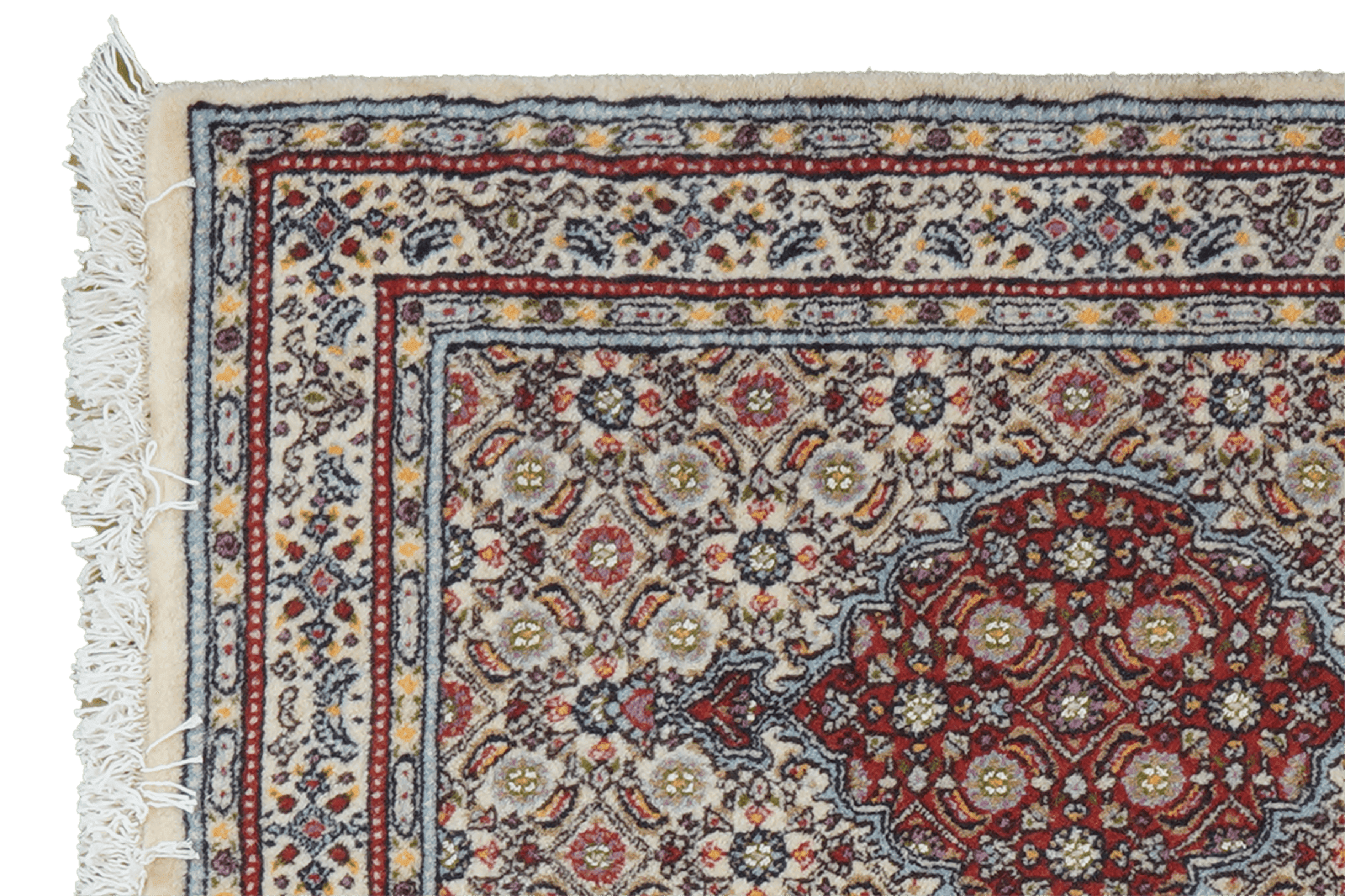 Moud Mahi — Hand-knotted, 58x87 cm, Beige, 100% Virgin Wool | View 3