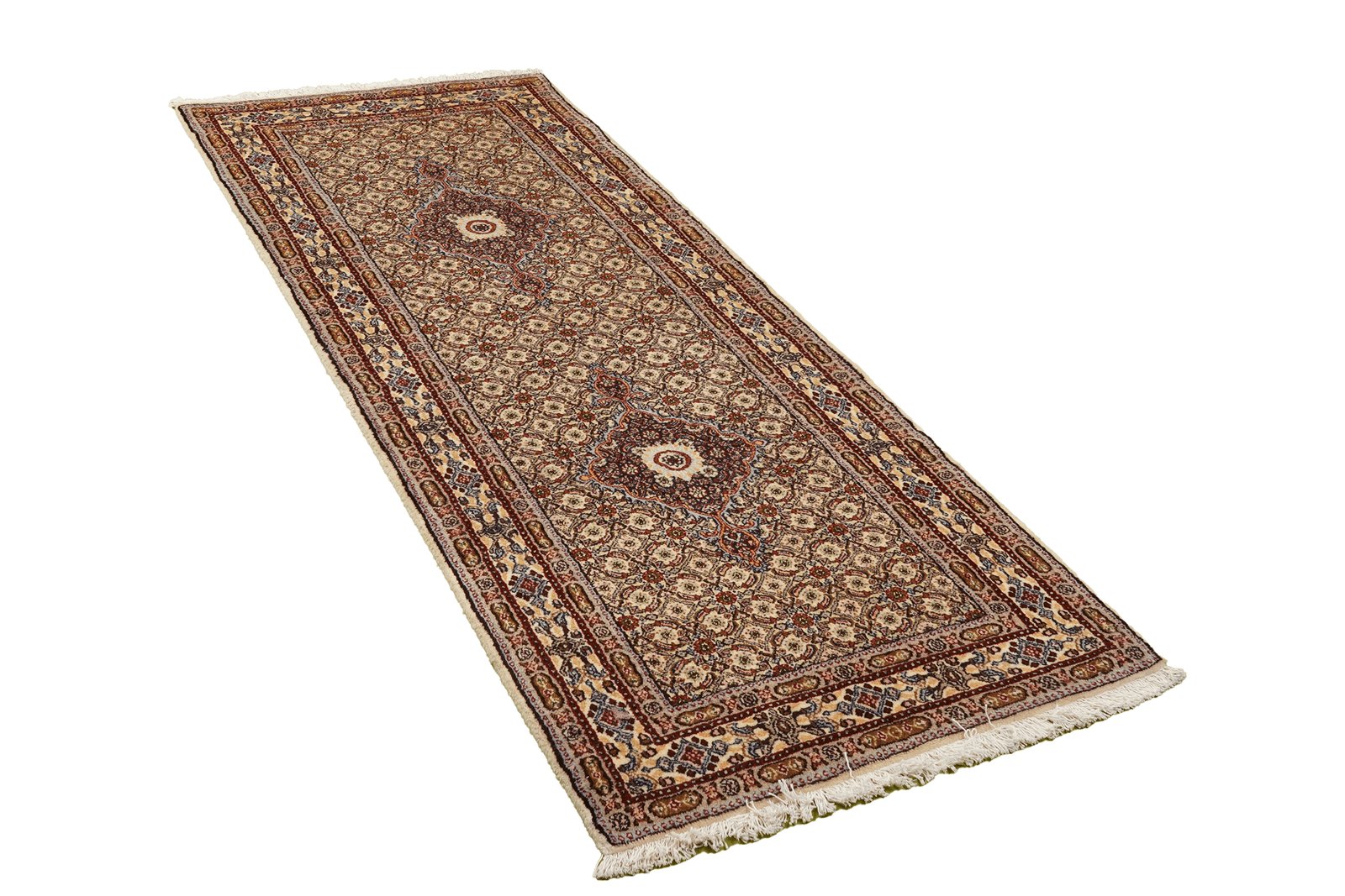 Moud Mahi — Hand-knotted, 78x200 cm, Brown, 100% Virgin Wool | View 4