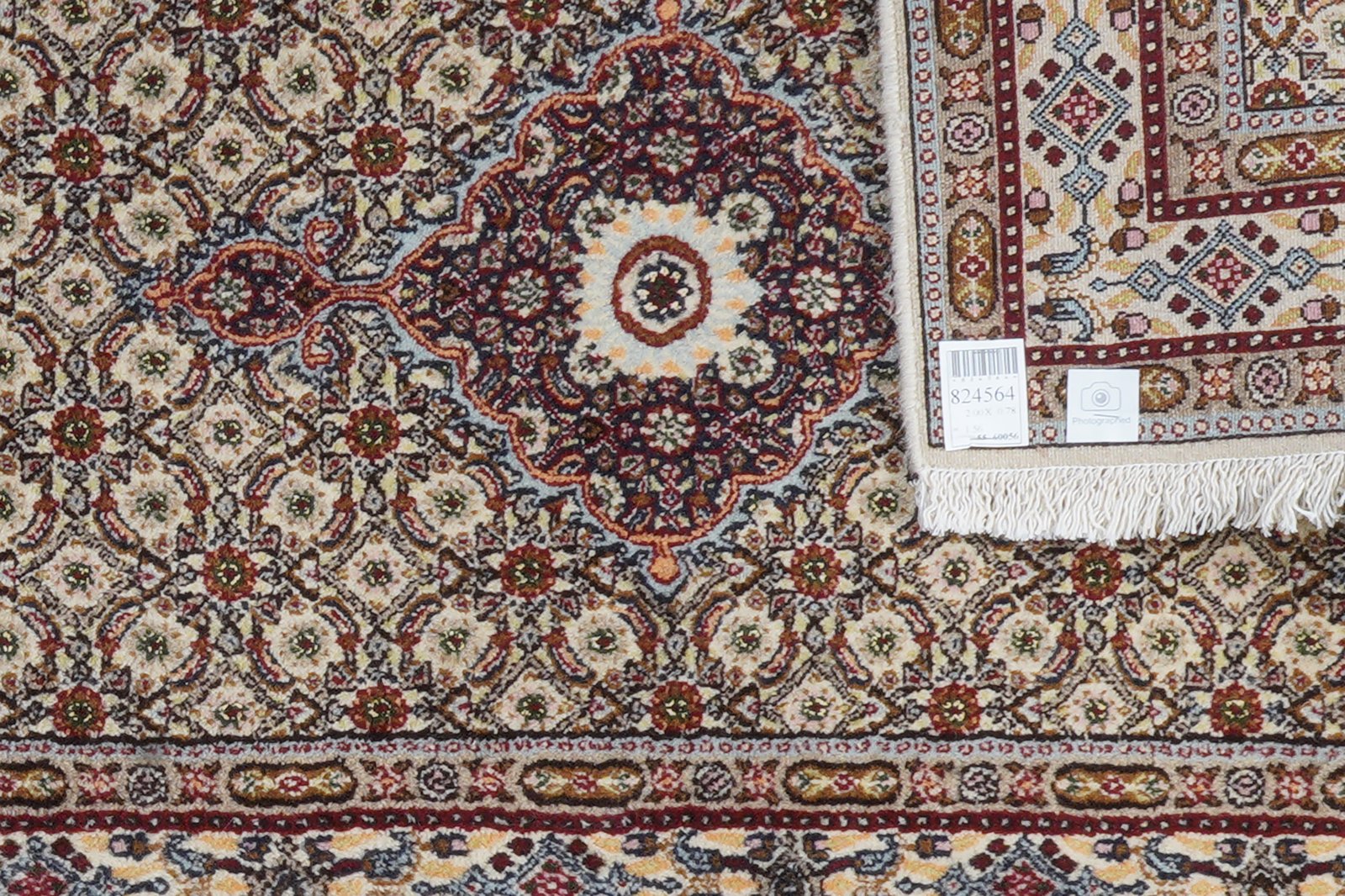 Moud Mahi — Hand-knotted, 78x200 cm, Brown, 100% Virgin Wool | View 6