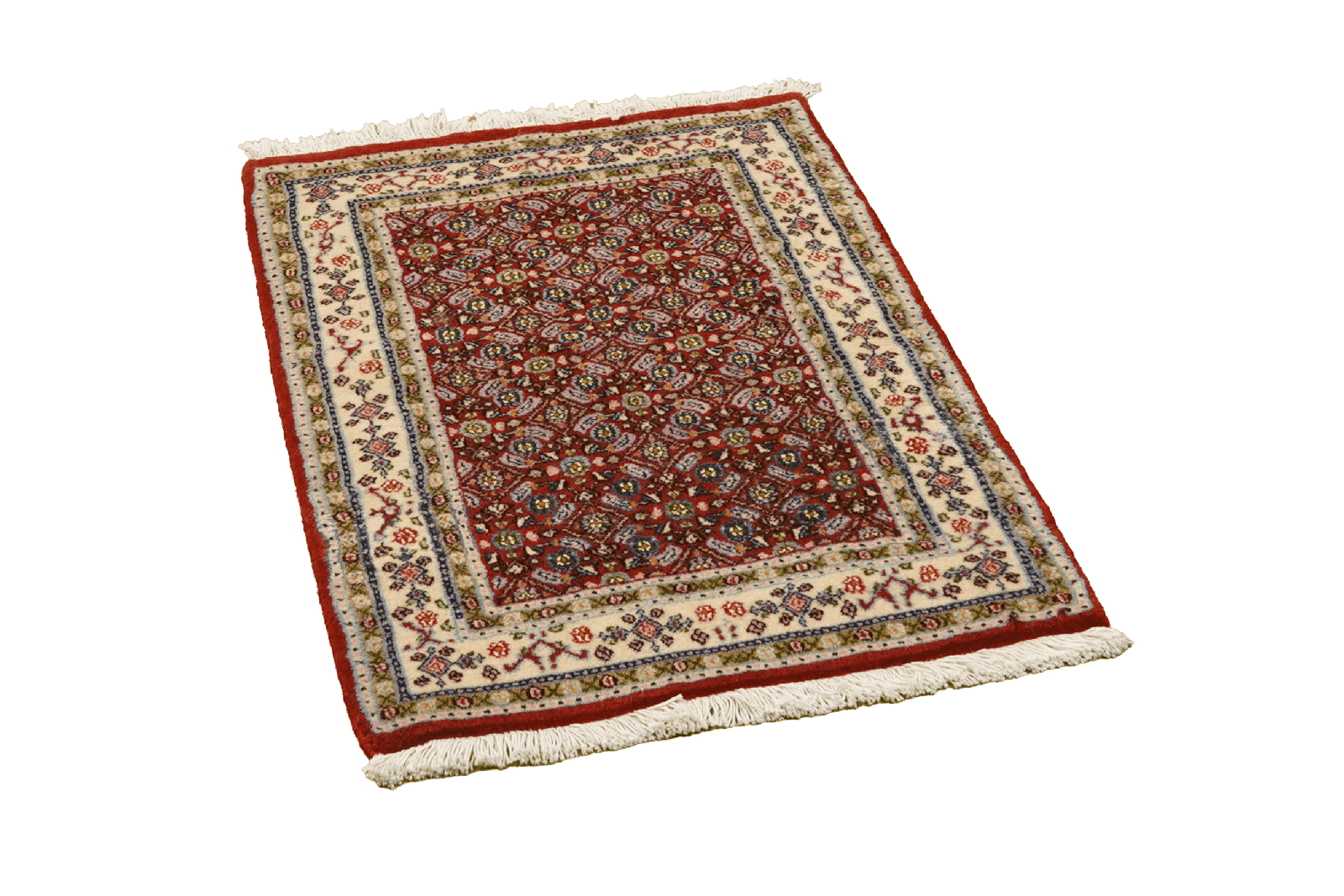 Moud Mahi — Hand-knotted, 58x86 cm, Red, 100% Virgin Wool | View 4