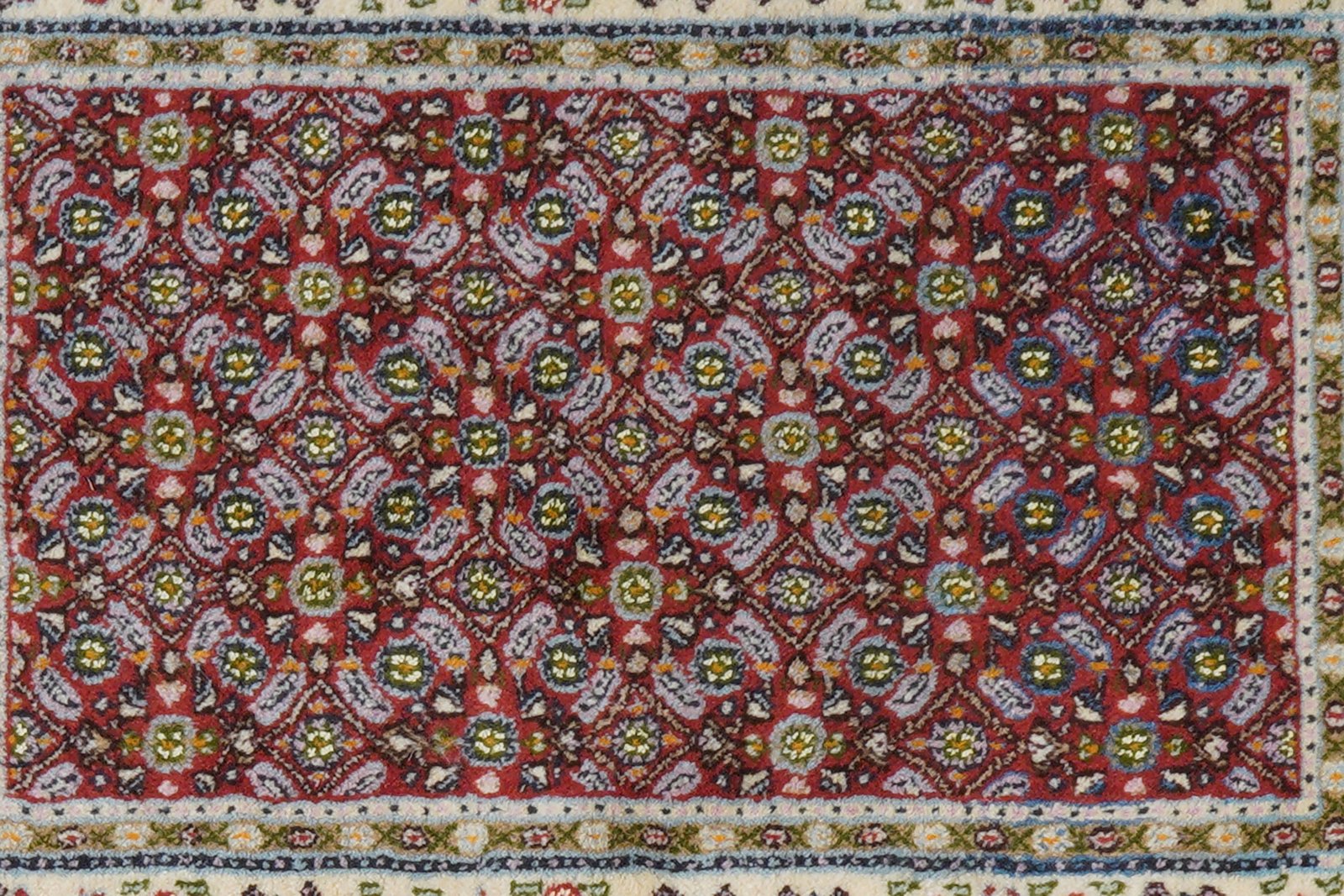 Moud Mahi — Hand-knotted, 58x86 cm, Red, 100% Virgin Wool | View 8