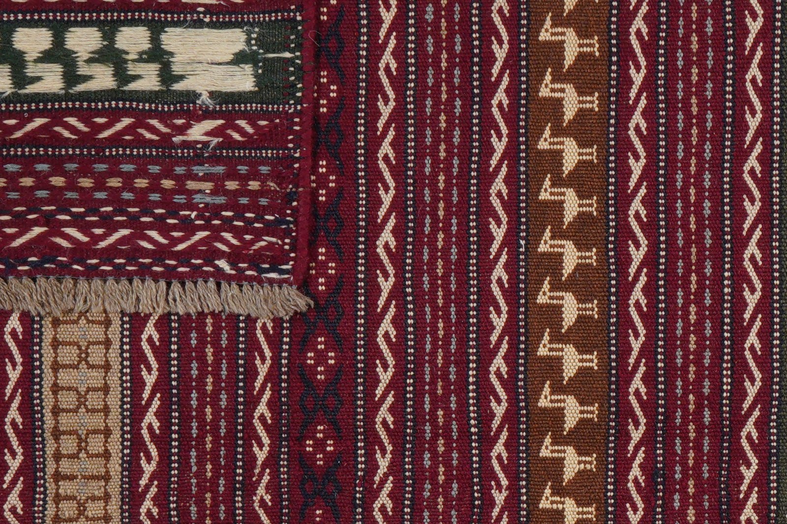 Kelim Kordi — Handmade, 149x207 cm, Blue, 100% Virgin Wool | View 7