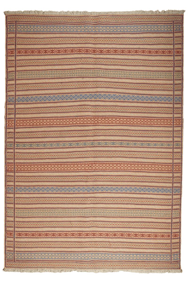 Kelim Kordi — Handmade, 171x245 cm, Beige, 100% Virgin Wool | Main view