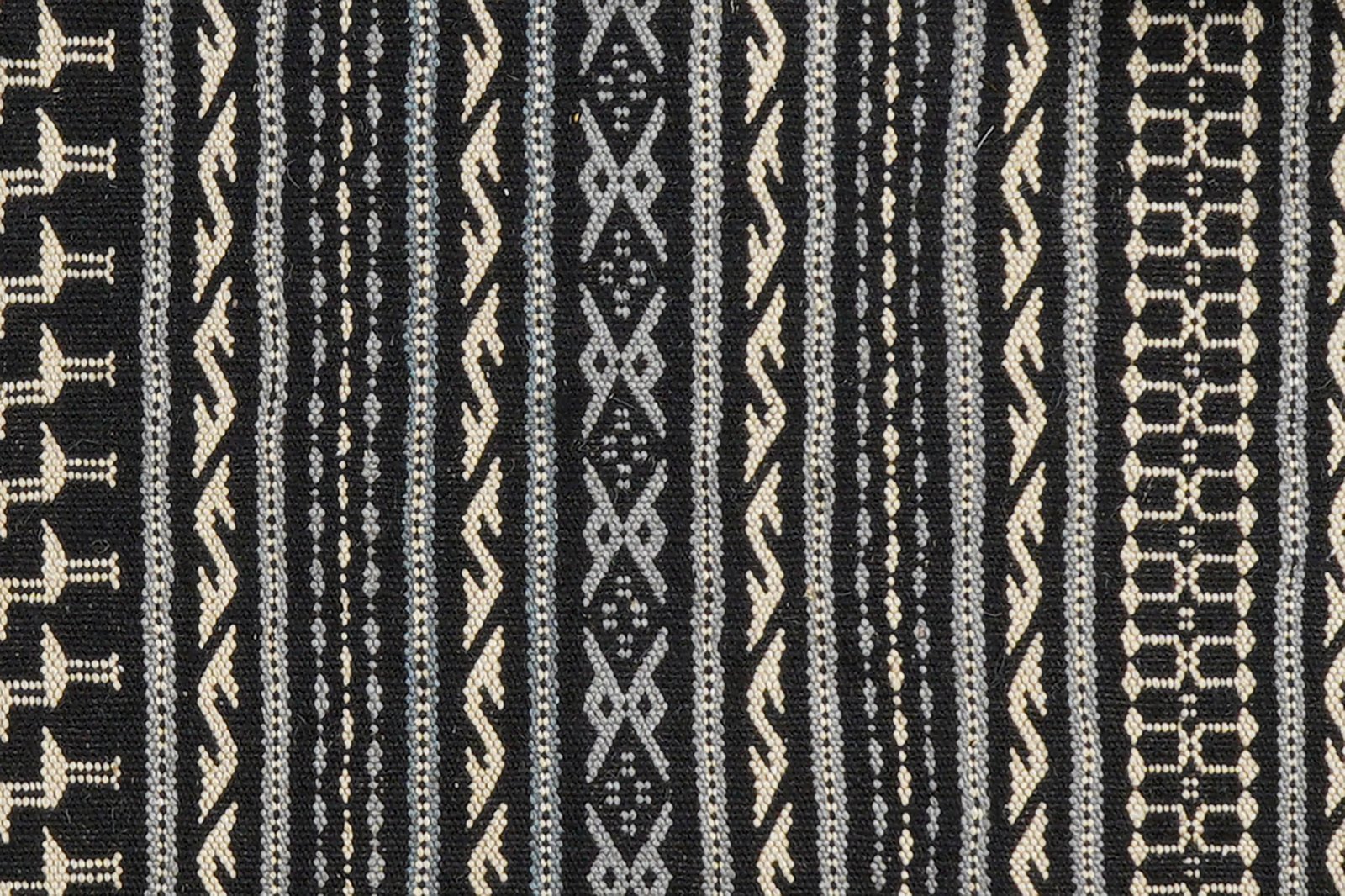 Kelim Kordi — Handmade, 84x121 cm, Black, 100% Virgin Wool | View 6