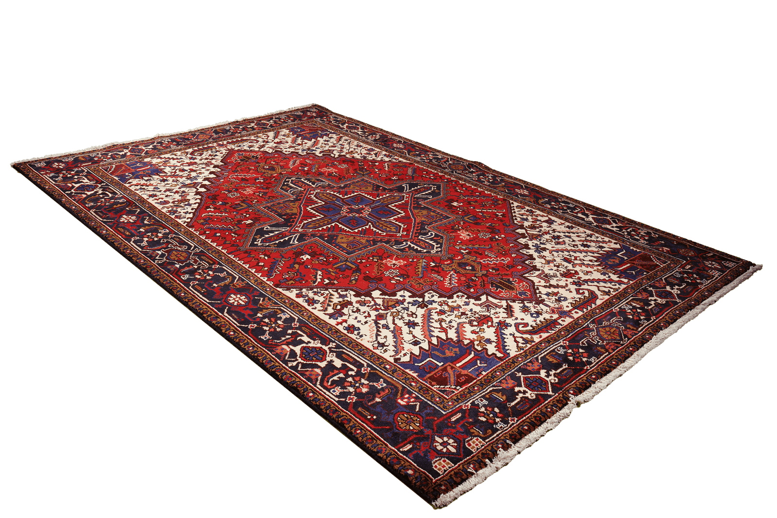 Mehrewan — Hand-knotted, 204x302 cm, Red, 100% Virgin Wool | View 4