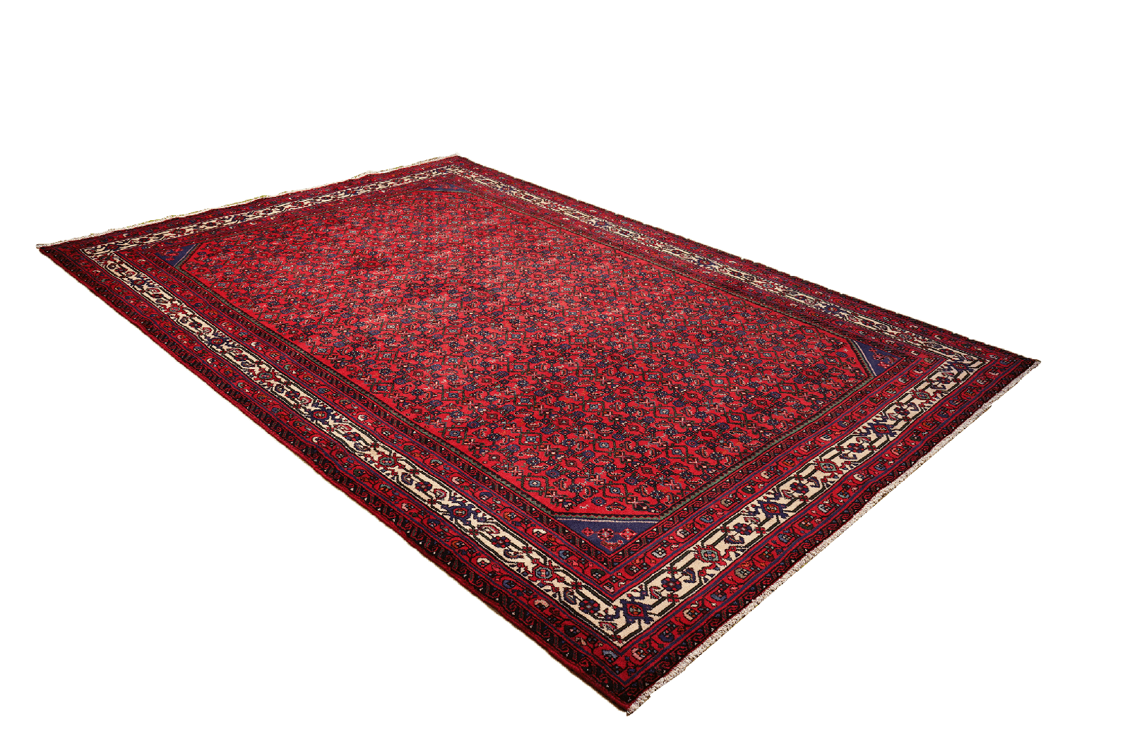 Indjelass — Hand-knotted, 207x301 cm, Red, 100% Virgin Wool | View 4