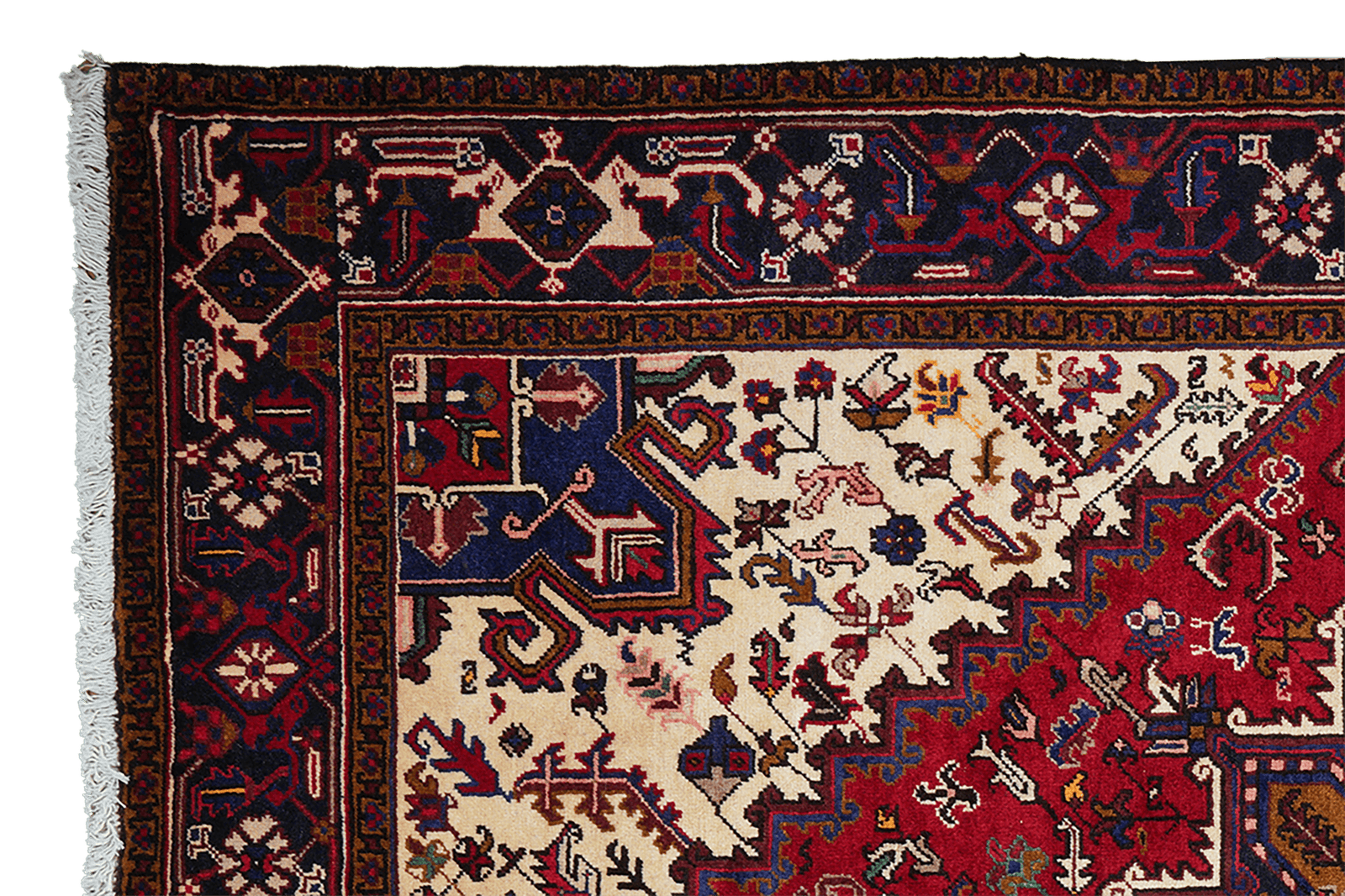 Mehrewan — Hand-knotted, 204x288 cm, Red, 100% Virgin Wool | View 3