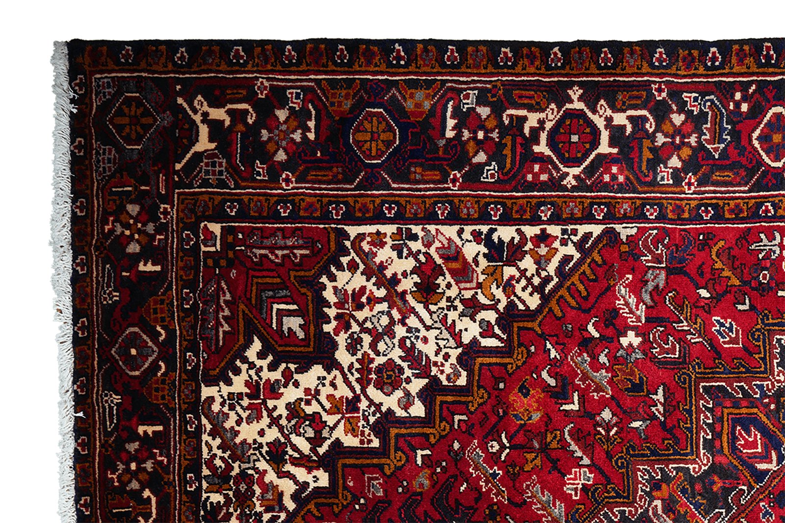Mehrewan — Hand-knotted, 207x294 cm, Red, 100% Virgin Wool | View 3